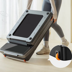 WalkingPad Z3 foldable treadmill for walking and exercise, compact design with easy fold and move feature in a home gym setting.