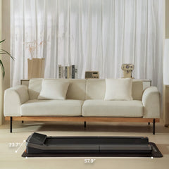 WalkingPad Z3 foldable treadmill with wide running deck, ideal for walking and light jogging in a home exercise space.