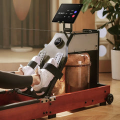 WalkingPad WM10 Tri-fold Water Rowing Machine with digital display and foldable design for efficient at-home workouts.