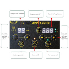 SAKSBY WHOLESALE Thermora Elara 1-person indoor infrared sauna with Hemlock wood, low EMF, 1200W, personal home spa sauna.