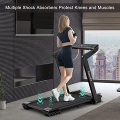 SP37615DK 4.0HP Foldable Electric Treadmill by DirectDeals