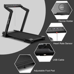 SP37615DK 4.0HP Foldable Electric Treadmill by DirectDeals