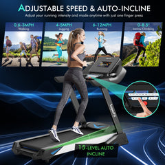 SP37746WL-DK 4.75 HP Treadmill by DirectDeals
