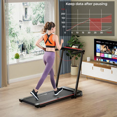 SP37179BK 3-in-1 Folding Treadmil by DirectDeals