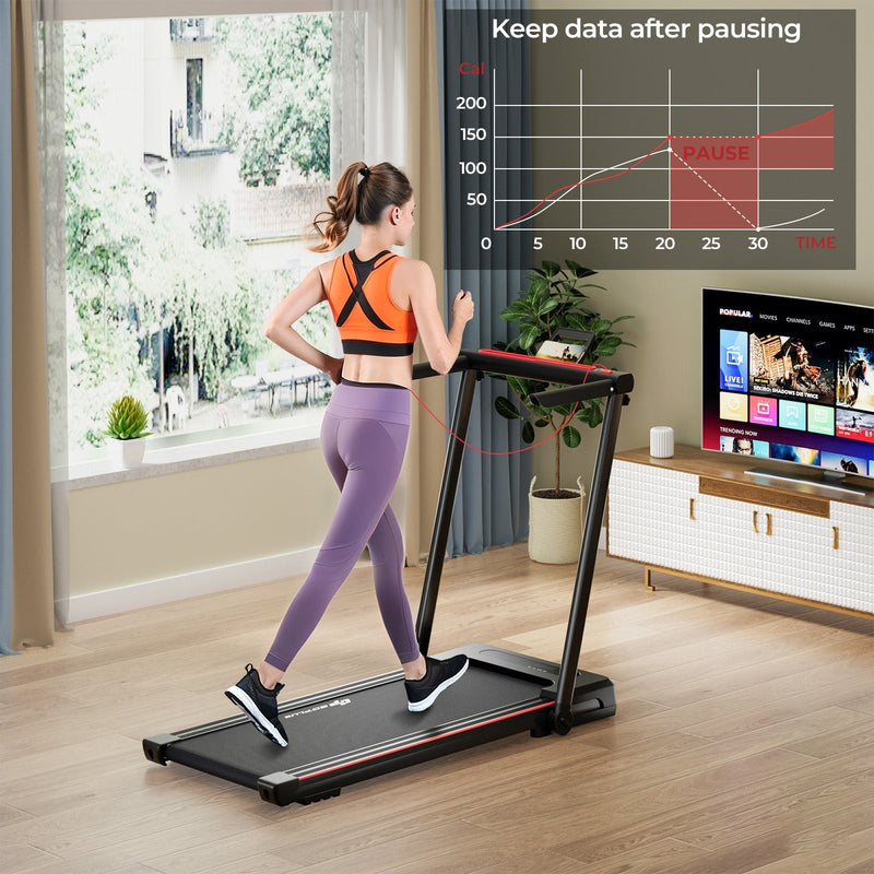 SP37179BK 3-in-1 Folding Treadmil by DirectDeals