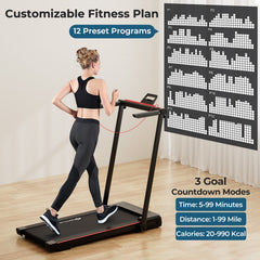 SP37179BK 3-in-1 Folding Treadmil by DirectDeals