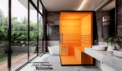3 Person Home Steam Sauna Traditional 7 by: Modern Reform