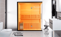 3 Person Home Steam Sauna Traditional 7 by: Modern Reform