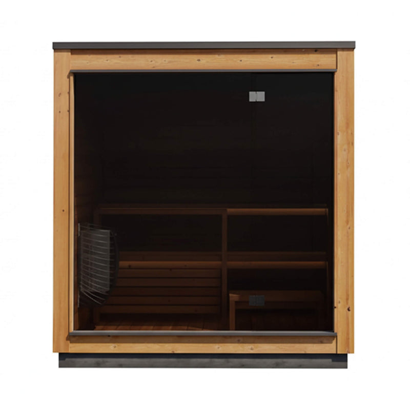 Finnmark FD-3 Full Spectrum 4-Person Capacity Home Infrared Sauna by SAKSBY WHOLESALE