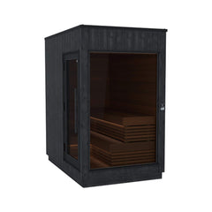 ThermaSol Nordic Misty 2-5 Person Fully-Assembled Outdoor Modular Sauna Cabin by SAKSBY WHOLESALE