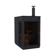 ThermaSol Nordic Misty 2-5 Person Fully-Assembled Outdoor Modular Sauna Cabin by SAKSBY WHOLESALE