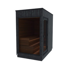 ThermaSol Nordic Misty 2-5 Person Fully-Assembled Outdoor Modular Sauna Cabin by SAKSBY WHOLESALE