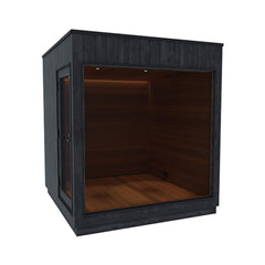 ThermaSol Nordic Misty Outdoor Lounge Medium Sauna Cabin by SAKSBY WHOLESALE