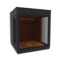 ThermaSol Nordic Misty Outdoor Lounge Medium Sauna Cabin by SAKSBY WHOLESALE