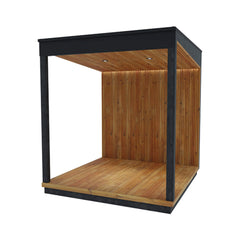 14-KIR-3655 ThermaSol Nordic Misty Outdoor Fully-Assembled Wood Terrace by Saksby Wholesale