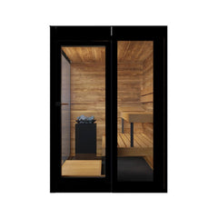 14-VERADR ThermaSol Vera 3-Person Fully-Assembled Outdoor Sauna Cabin by Saksby Wholesale