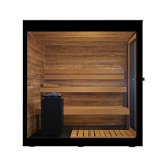 14-VERADR ThermaSol Vera 3-Person Fully-Assembled Outdoor Sauna Cabin by Saksby Wholesale