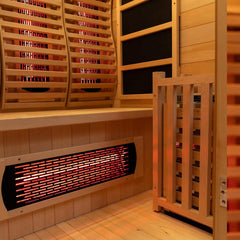 Rövia Luma 2-Person Indoor Hybrid Sauna Room With Infrared by SAKSBY WHOLESALE