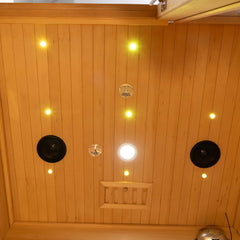 Rövia Luma 2-Person Indoor Hybrid Sauna Room With Infrared by SAKSBY WHOLESALE