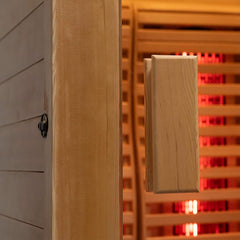 Rövia Luma 2-Person Indoor Hybrid Sauna Room With Infrared by SAKSBY WHOLESALE