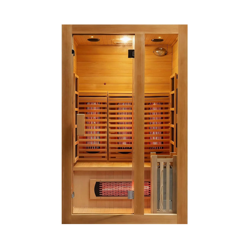Rövia Luma 2-Person Indoor Hybrid Sauna Room With Infrared by SAKSBY WHOLESALE