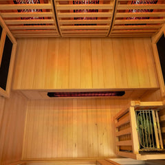 Rövia Luma 2-Person Indoor Hybrid Sauna Room With Infrared by SAKSBY WHOLESALE