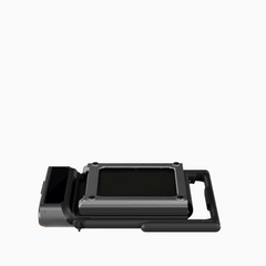 WalkingPad R3 Hybrid+ foldable walking treadmill with compact design, shown in a video demonstrating its folding and movement features.
